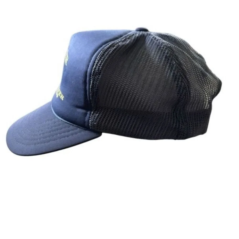 Masonic Lodge Vintage Adjustable Trucker Mesh Cap With Red Cross Pin